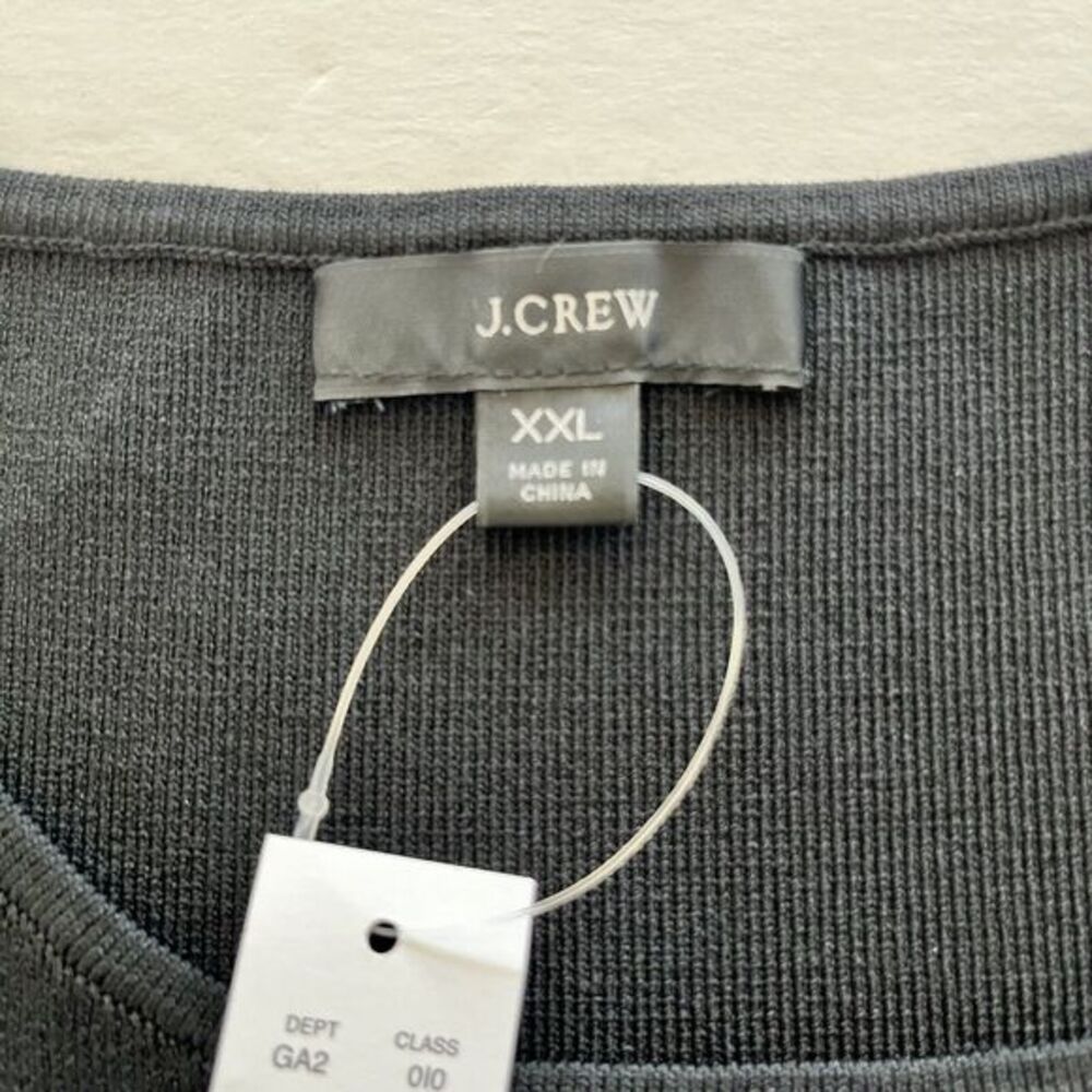 NWT J Crew Supersculpt Racerback Sweater Tank BL107 Black Top Womens‎ Size XXL - Picture 6 of 9